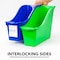Storex Book Bin, Plastic, Assorted, 6 PK 70113U06C - alternate 3